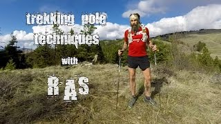 Trekking Pole Techniques  The UltraPedestrian Method [upl. by Annala]