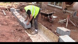 How to do a foundation for a small extension [upl. by Hanafee434]