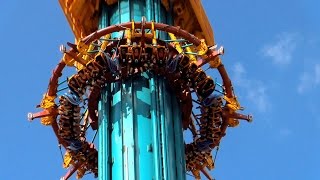 Falcons Fury offride HD 60fps Busch Gardens Tampa [upl. by Lered447]