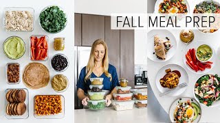 MEAL PREP for FALL  healthy recipes  PDF guide [upl. by Alenoel]