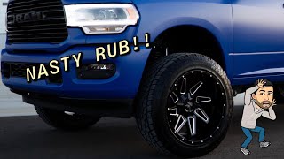 Leveled Ram 2500 with 22x12 35’s tires 2019 THE TRUTH [upl. by Slohcin286]