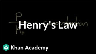 Henrys law  Respiratory system physiology  NCLEXRN  Khan Academy [upl. by Eimmat962]