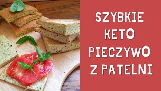 Szybkie awaryjne KETO PIECZYWO Z PATELNI [upl. by Geiger]