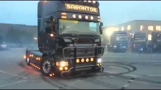 Scania truck drifting [upl. by Nomzed]