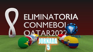 Jornada 5  Eliminatorias Sudamericanas Qatar 2022 [upl. by Eirrehc]