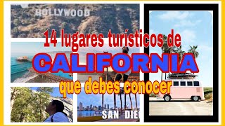 Conociendo a California 🇺🇸 Los 14 mejores lugares para visitar en CALIFORNIA 🔥🏖❄️ [upl. by Anaeco861]