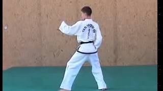 ITF Taekwon Do Patterns  Joong Gun [upl. by Glenine]