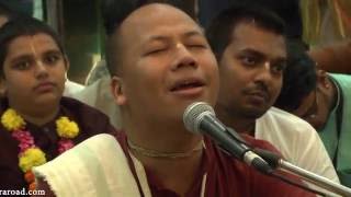 Hare Krishna Kirtan by Mathura Jivan Prabhu  ISKCON Mira Road Kirtan Mela  Krishna Consciousness [upl. by Namor]