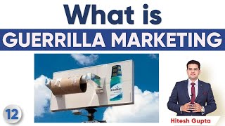 What is Guerrilla Marketing in Hindi  Guerrilla Marketing Ideas  Guerrilla Marketing Hitesh Gupta [upl. by Onifled]