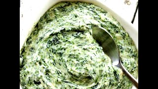 Easy Creamed Spinach Recipe [upl. by Uos]