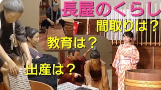 江戸庶民の長屋のくらし江戸東京博物館の原寸大展示で見る [upl. by Nuoras]