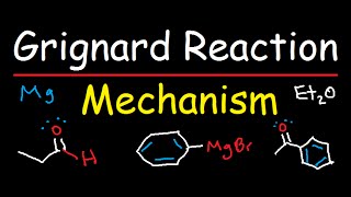 Grignard Reagent Synthesis Reaction Mechanism  Organic Chemistry [upl. by Hujsak]