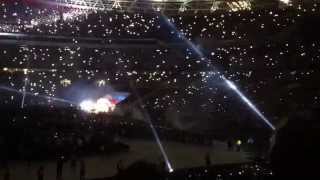 Froch vs Groves 2 Groves full entry Wembley London bus live [upl. by Pardner]