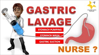 Gastric Lavage Procedure  Stomach Wash  Gastric suction  Stomach Pumping Nursing Procedure [upl. by Hacissej19]