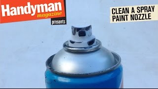 How To Clean A Spray Paint Nozzle [upl. by Murdocca]