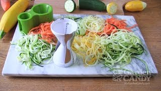 Garden Candy Vegetable Spiral Slicer Comparison [upl. by Ahsiekram]