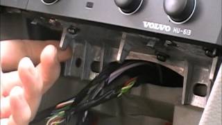 How to Remove amp Install Volvo V70 S60 S80 Radio  DISCONNECT BATTERY FIRST [upl. by Preciosa]