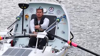 Teacher Breaks World Record Rowing Solo Across North Atlantic Ocean [upl. by Onaicilef]