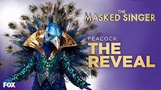 The Peacock Is Revealed  Season 1 Ep 10  THE MASKED SINGER [upl. by Refannej206]