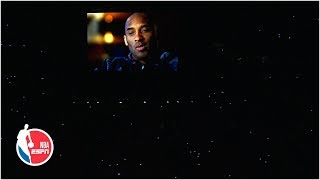 The Lakers’ tribute to Kobe Bryant before their first game after his death  Remembering Kobe [upl. by Ilram]