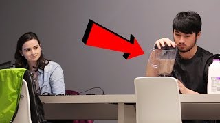 Using a BLENDER in the Library PRANK [upl. by Pega]