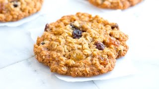 Chewy Oatmeal Raisin Cookies Recipe [upl. by Schapira]