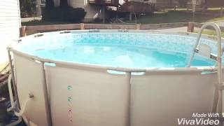 Bestway 14x48 power steal pro pool review [upl. by Nomolos349]