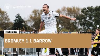 Highlights Bromley 11 Barrow [upl. by Intirb]