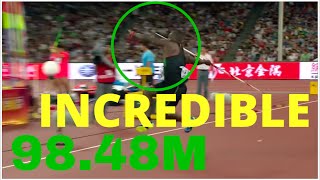 TOP 5  Longest Javelin Throws  Javelin Throw World Records [upl. by Hagerman]