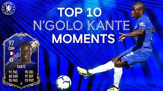 NGolo Kante  Top 10 Chelsea Moments  Best Passes Tackles amp Goals Compilation  Chelsea FC [upl. by Renwick]