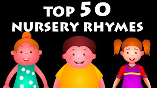 Top 50 Rhymes For Kids  Nursery Rhymes Collection For Children [upl. by Lhamaj]