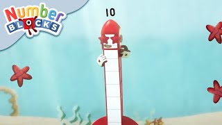 Numberblocks Count From 10 Onwards  Maths Day  Learn to Count [upl. by Garvy]