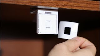 How to install cupboard locks with adaptor [upl. by Nalyt]