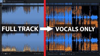 How To Extract Vocals From Any Song With 2 Clicks Using RX 8 [upl. by Aierbma]