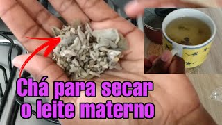 desmamereceitinha pra secar o leite materno desmame [upl. by Esenwahs]