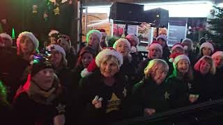 WHAT CHRISTMAS MEANS TO ME Rock Choir at Birkdale Lights Switch On 1st December 2024 [upl. by Hooge698]