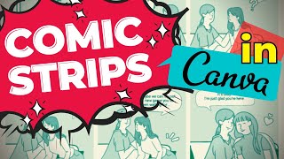 Make Comic Strip in Canva 🔥 [upl. by Chloette]