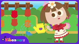 Sing a Song of Flowers  The Kiboomers Preschool Songs amp Nursery Rhymes About Colors [upl. by Aihsiek]