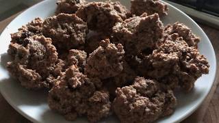 Chocolate amp Hazelnut Amaretti Biscuit  Italian Cookie Recipe [upl. by Ayotahc]