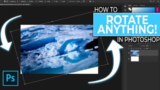 How To Rotate Images And Layers In Photoshop [upl. by Netnert]