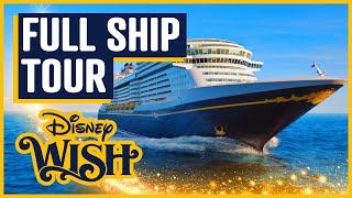 DIsney Cruise Line Disney Wish Cruise Ship Tour [upl. by Letsyrk936]