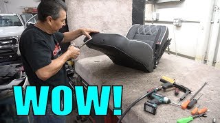 HOW THE PROS MAKE CUSTOM CAR SEATS [upl. by Shivers781]