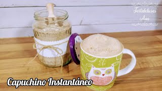 Cómo hacer CAPUCHINO INSTANTÁNEO Fácil y Espumoso [upl. by Atiekan]