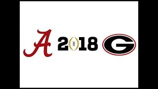 2018 CFP National Championship 4 Alabama vs 3 Georgia Highlights [upl. by Ennoryt]