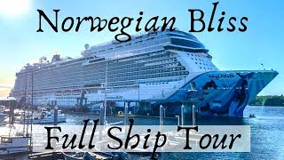 Norwegian Bliss  Full Ship Tour [upl. by Ethban]