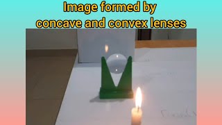 Image formed by concave and convex lenses [upl. by Manvil]