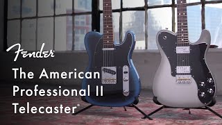 American Professional II Telecaster  American Professional II Series  Fender [upl. by Alyek]