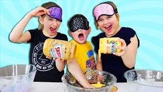 CILLA amp MADDY CHEATED Blindfolded Slime Challenge [upl. by Ludovick444]