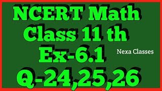 Class 11thEx61Q 242526  Linear Inequalities  Maths CBSE NCERT [upl. by Guyon]