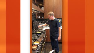 Celeb Home Tour Inside Chef Bobby Flays Kitchen [upl. by Ramraj]